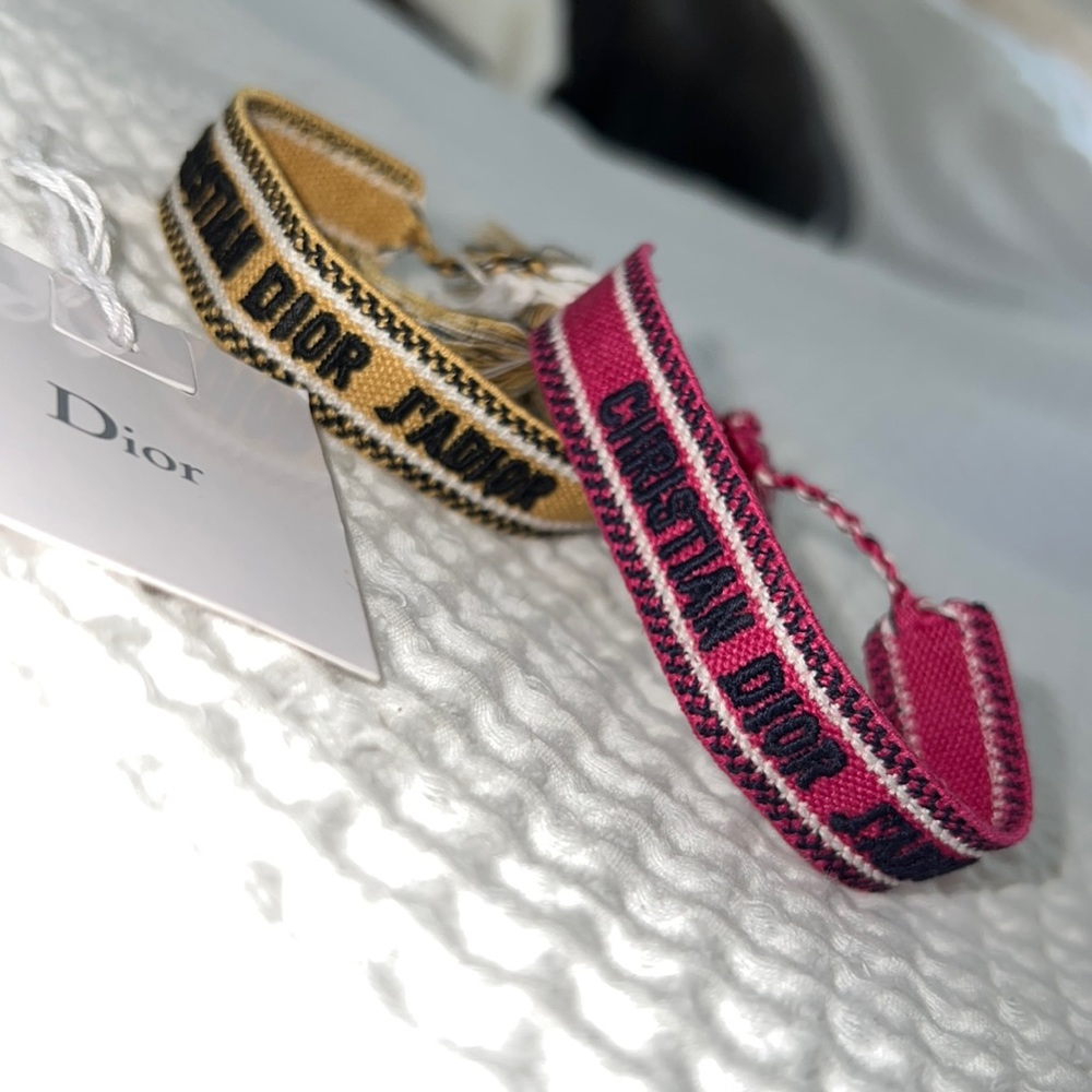 J'ADIOR BRACELET SET pink & yellow